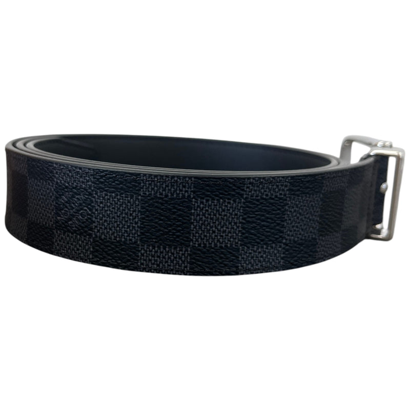 Men's Damier Graphite Pont Neuf Belt Black Size 38"