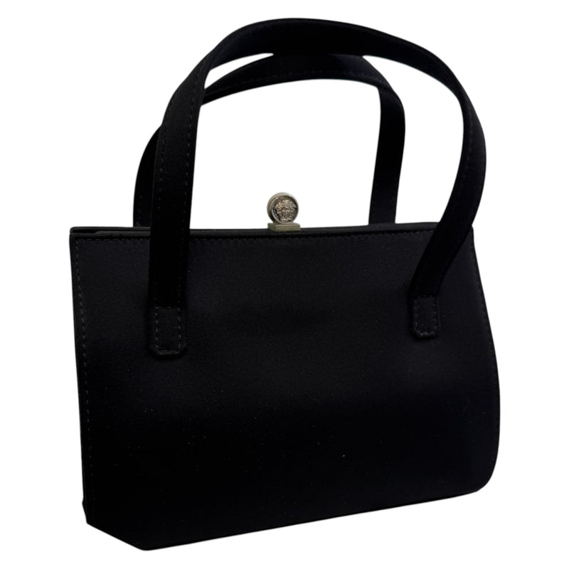Women's Medusa Clasp Handbag Black