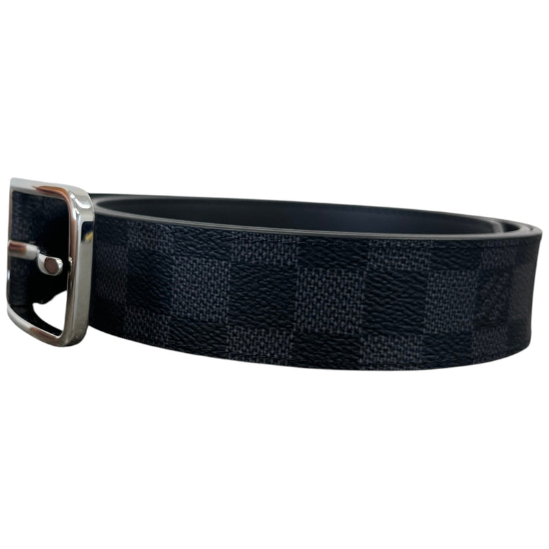 Men's Damier Graphite Pont Neuf Belt Black Size 38"