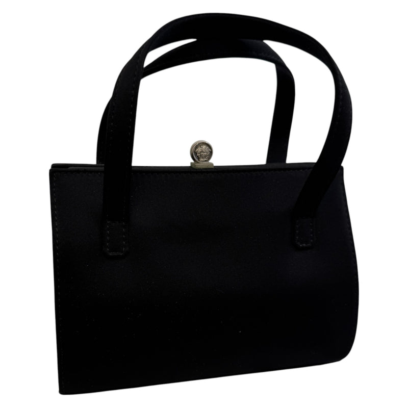 Women's Medusa Clasp Handbag Black