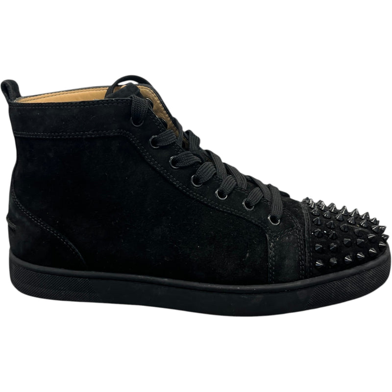 Men's Lou Spikes Flat High Trainers Black Size UK 6.5 / EU 40.5