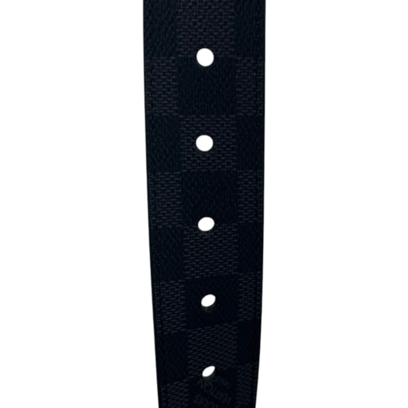 Men's Damier Graphite Pont Neuf Belt Black Size 38"