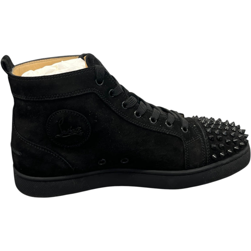 Men's Lou Spikes Flat High Trainers Black Size UK 6.5 / EU 40.5