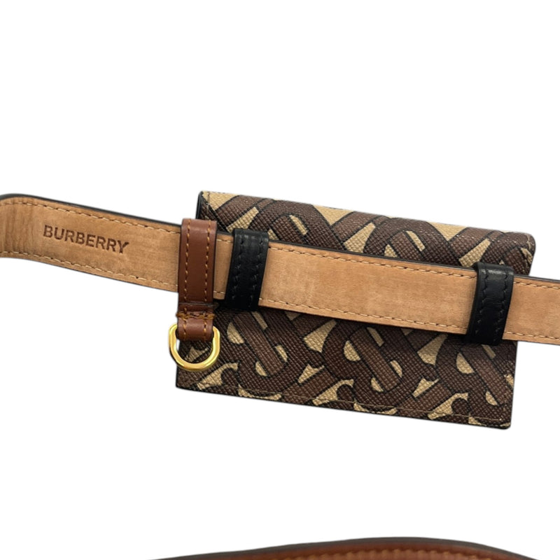 Women's Tb Monogram Belt Bag Brown