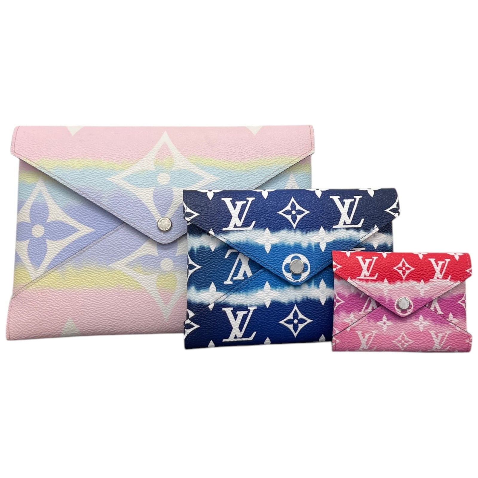 Women's Pochette Kirigami Lv Escale 3 Set Pouch Multi-Coloured - Photo 1