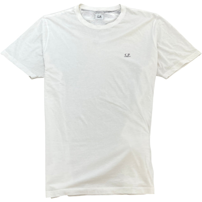 Men's Goggle Print T-Shirt White Size XXL