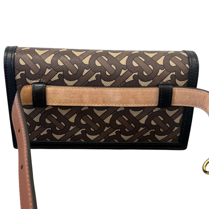 Women's Tb Monogram Belt Bag Brown
