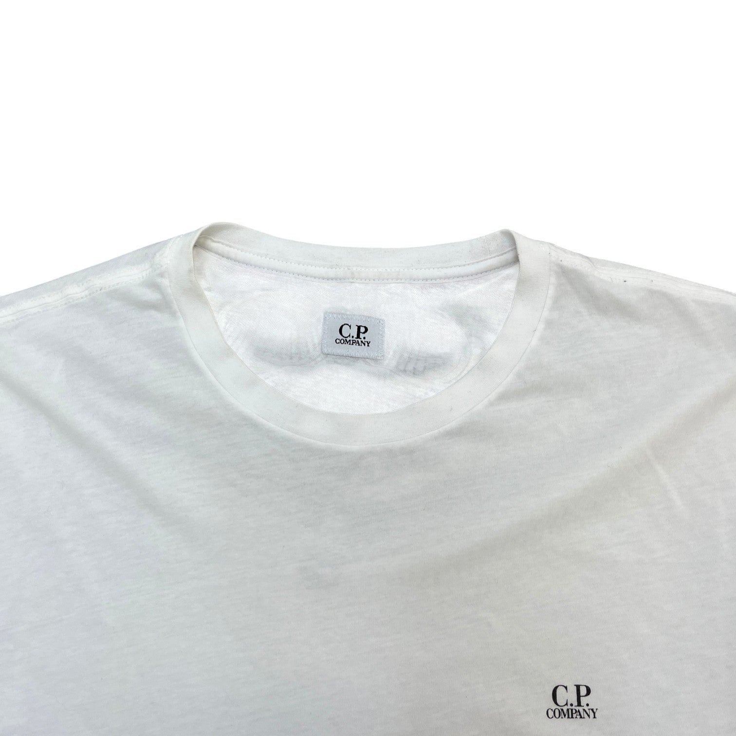 Men's Goggle Print T-Shirt White Size XXL - Photo 5