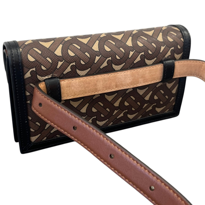 Women's Tb Monogram Belt Bag Brown