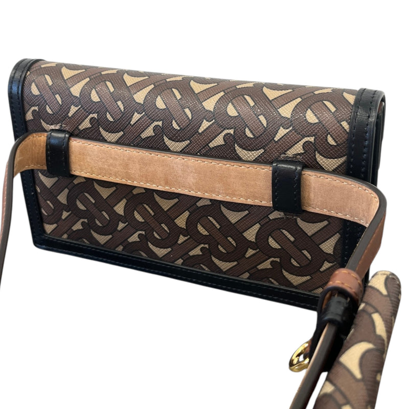 Women's Tb Monogram Belt Bag Brown