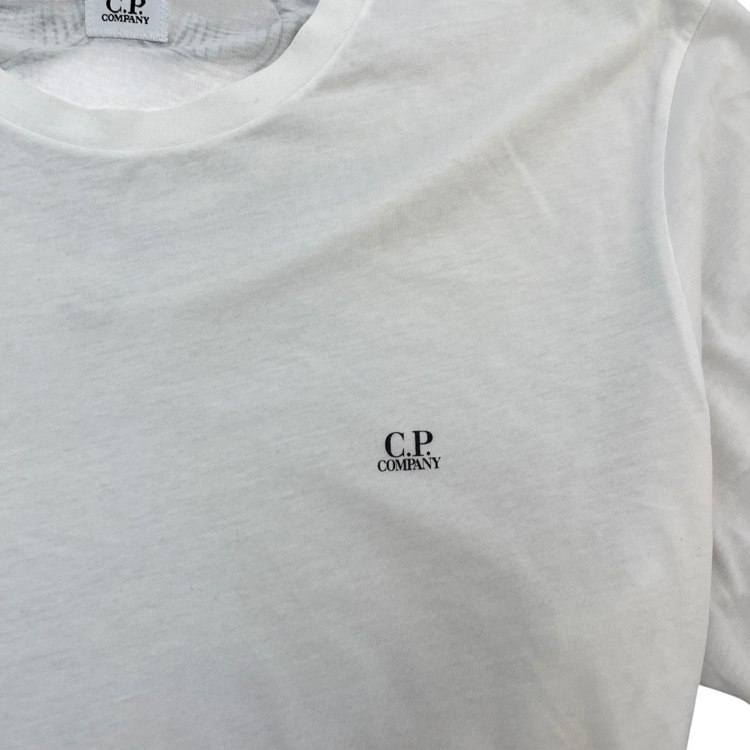 Men's Goggle Print T-Shirt White Size XXL - Photo 6