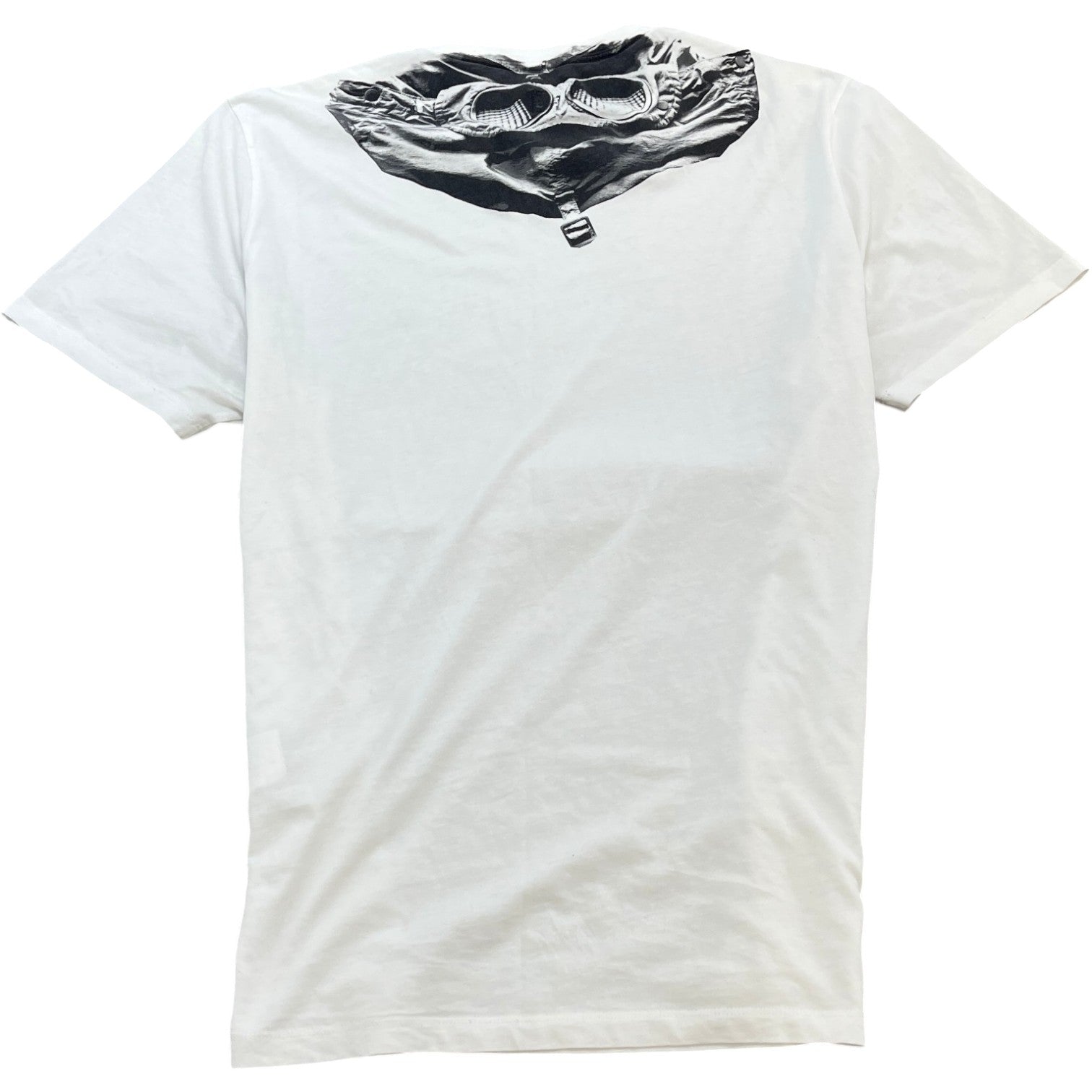 Men's Goggle Print T-Shirt White Size XXL - Photo 2
