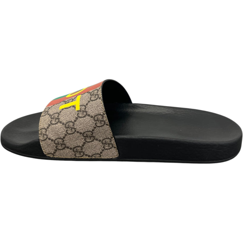 Men's Not Fake Slides Beige Size UK 8 / EU 42