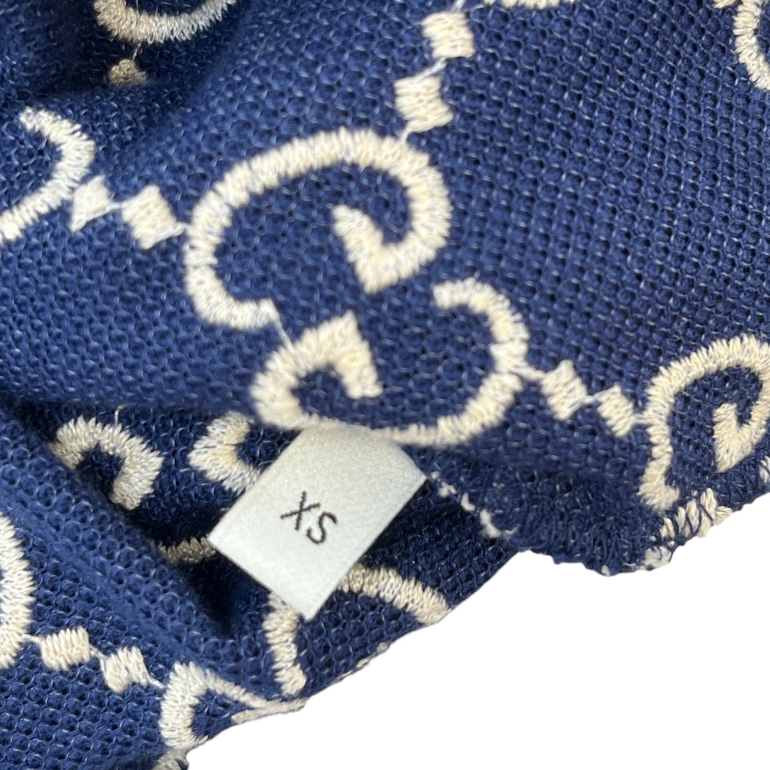 Men's Gg Supreme Polo Shirt Navy Size XS - Photo 7