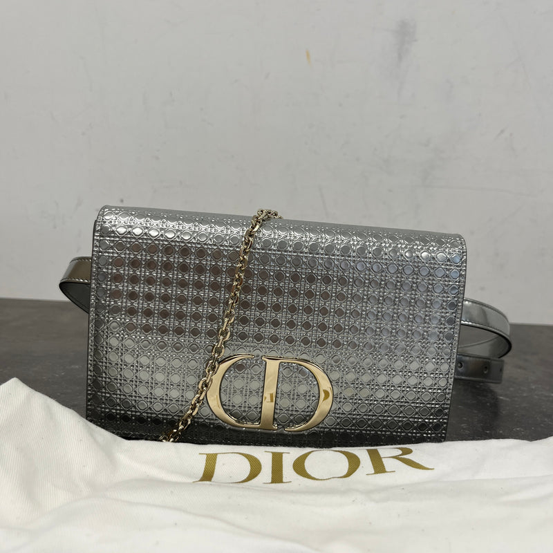 Dior Women's 30 Montaigne 2-in-1 Bag Silver