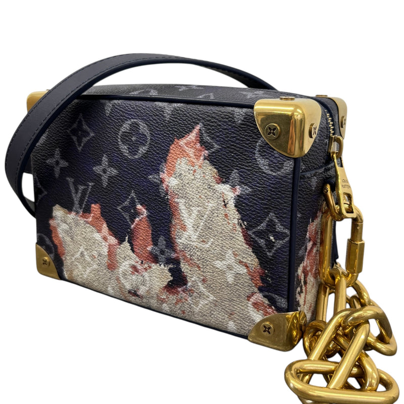 Men's Mini Soft Trunk Ink Messenger Bag Navy