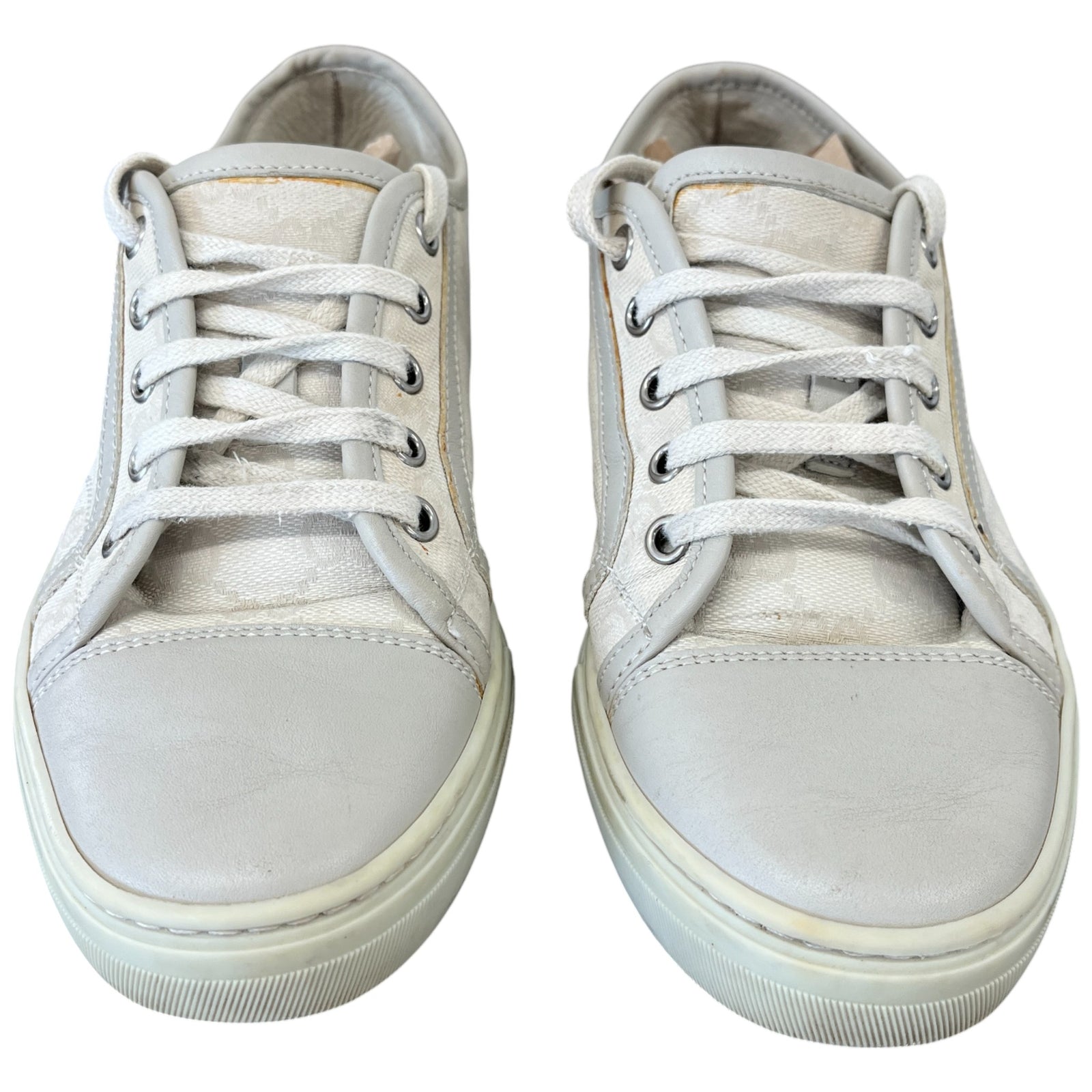 Women's Gg Canvas Low Trainers Grey Size EU 36.5 / UK 3.5 - Photo 6