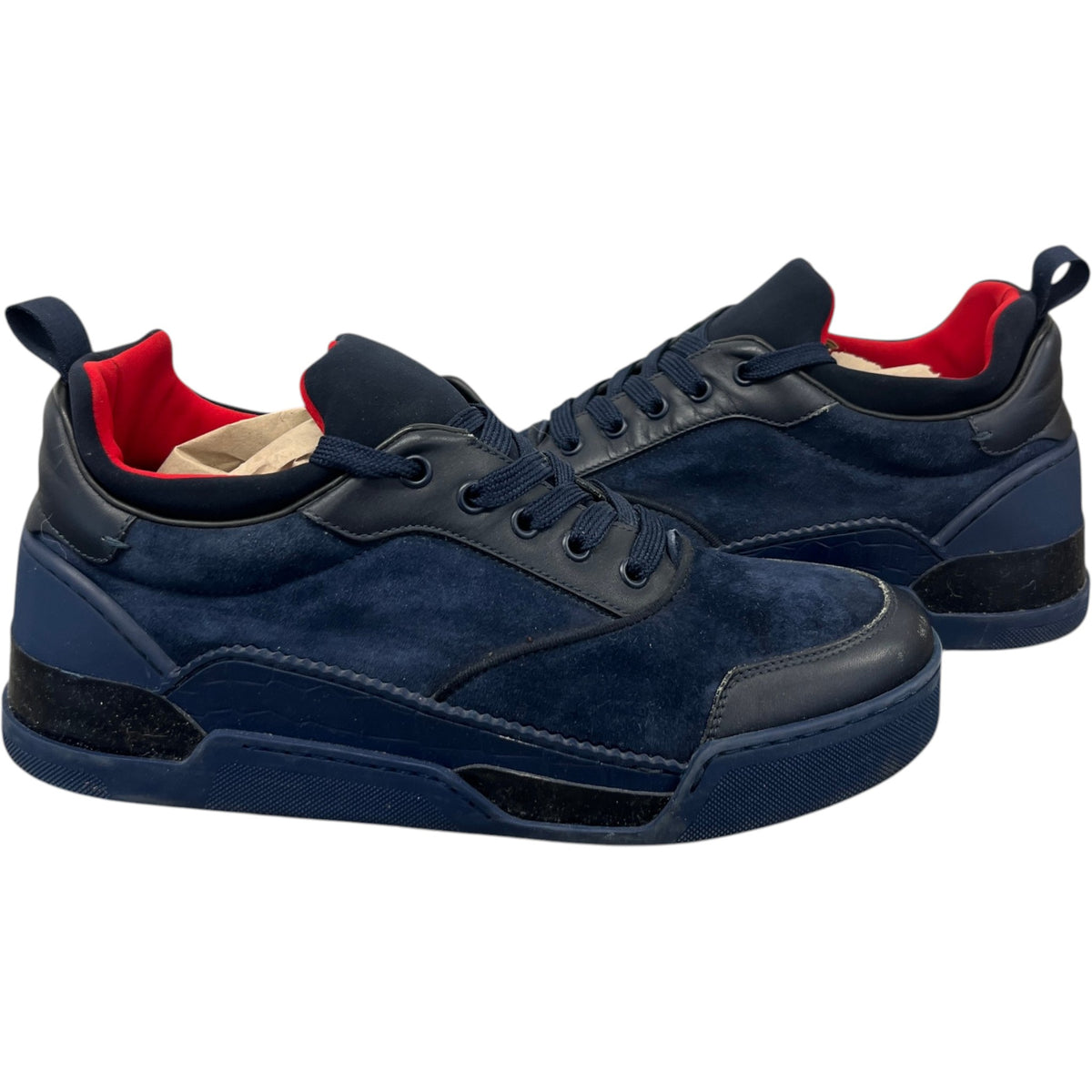 Men's Aurélien Low Trainers Navy Size UK 8 / EU 42 - Photo 2