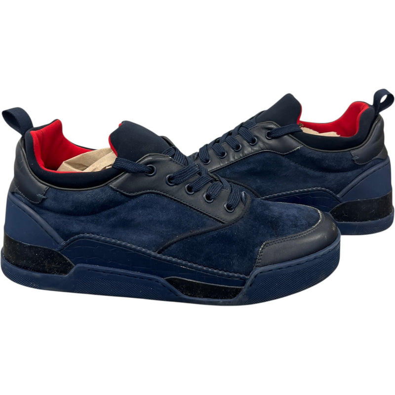 Men's Aurélien Low Trainers Navy Size UK 8 / EU 42