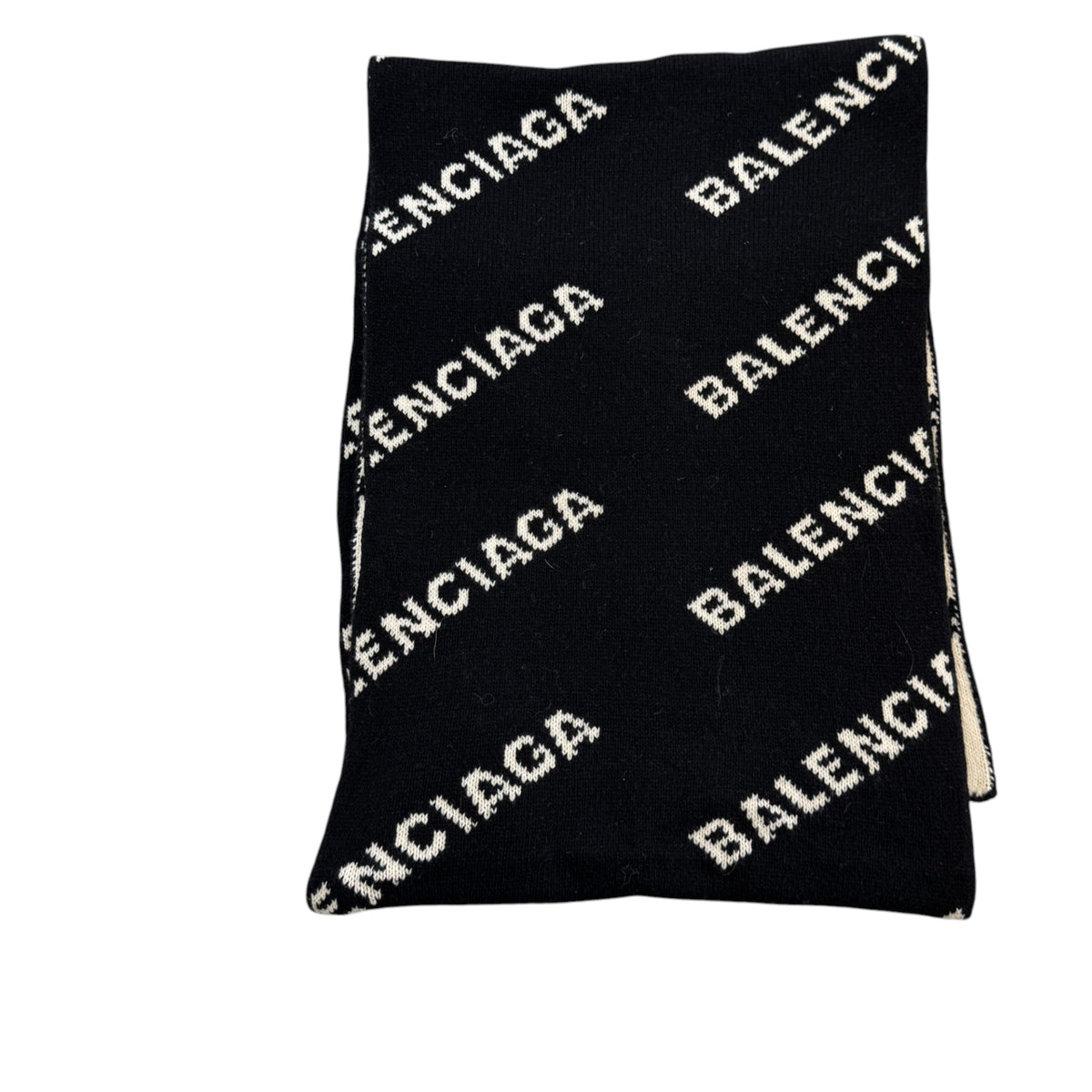 Women's Logo Embroidered Scarf Black - Photo 1