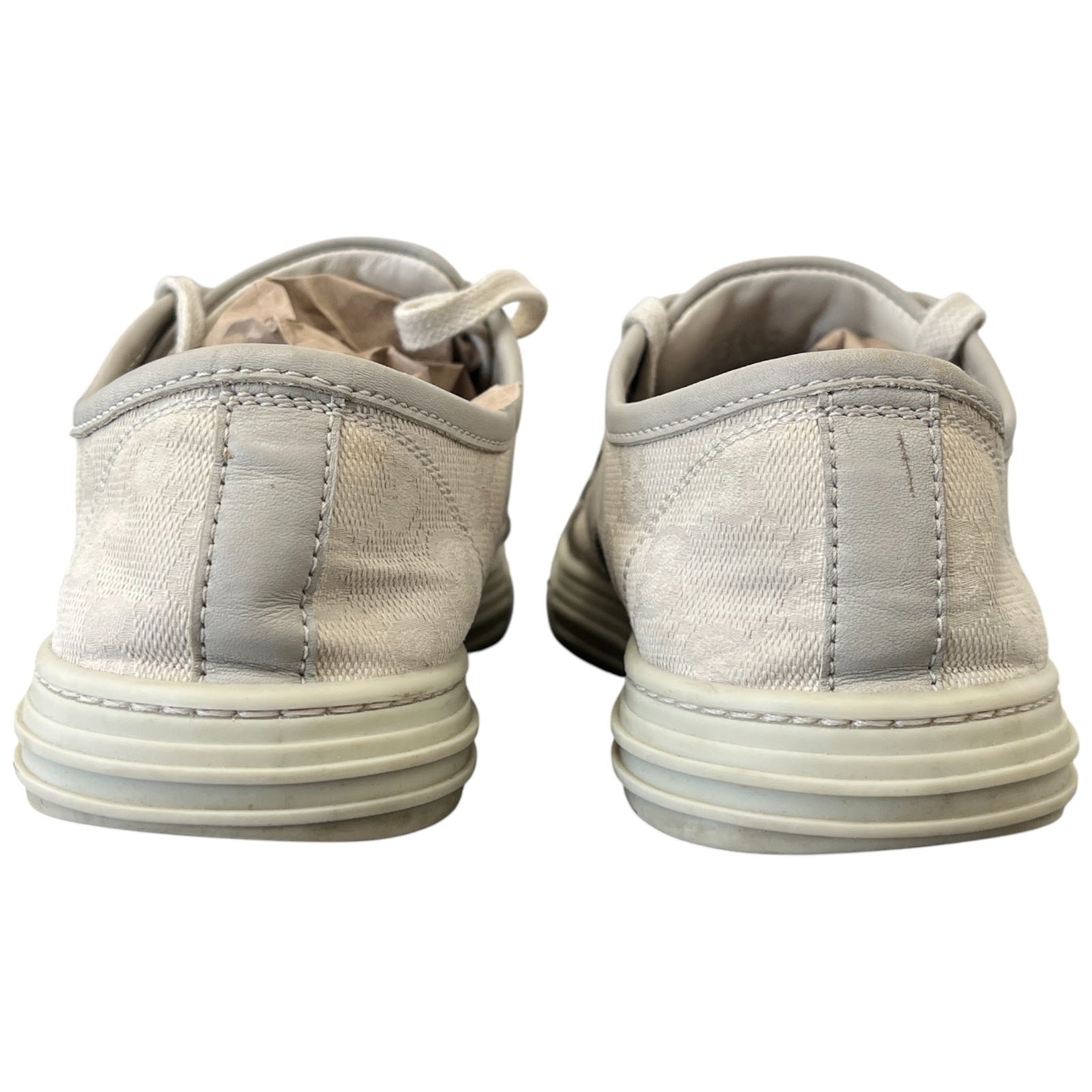 Women's Gg Canvas Low Trainers Grey Size EU 36.5 / UK 3.5 - Photo 7