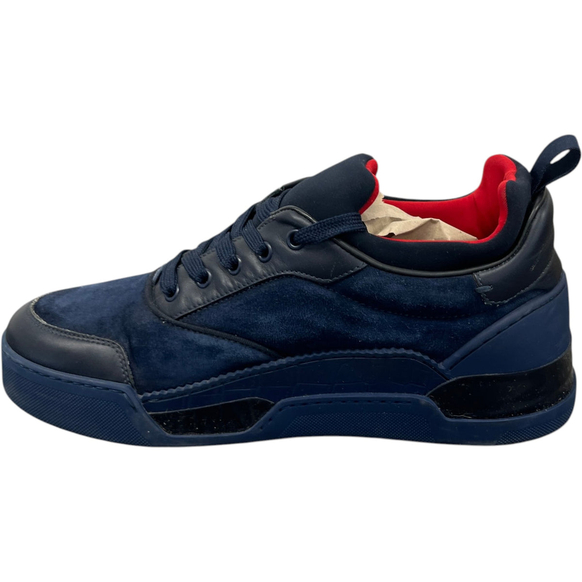 Men's Aurélien Low Trainers Navy Size UK 8 / EU 42 - Photo 3