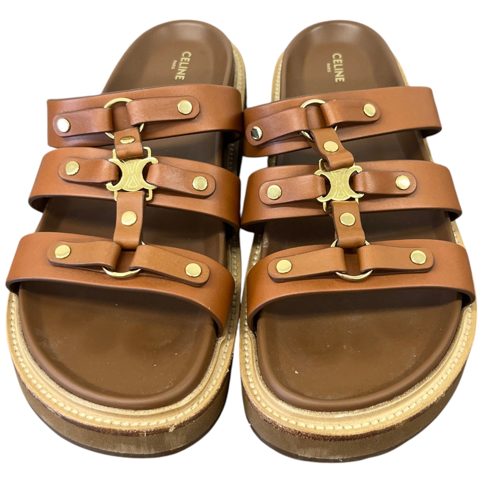 Women's Slide Tippi Sandals Brown Size UK 6.5 / EU 39.5 - Photo 6