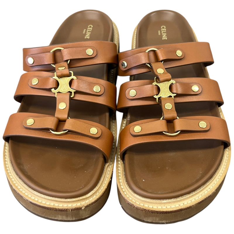 Women's Slide Tippi Sandals Brown Size UK 6.5 / EU 39.5