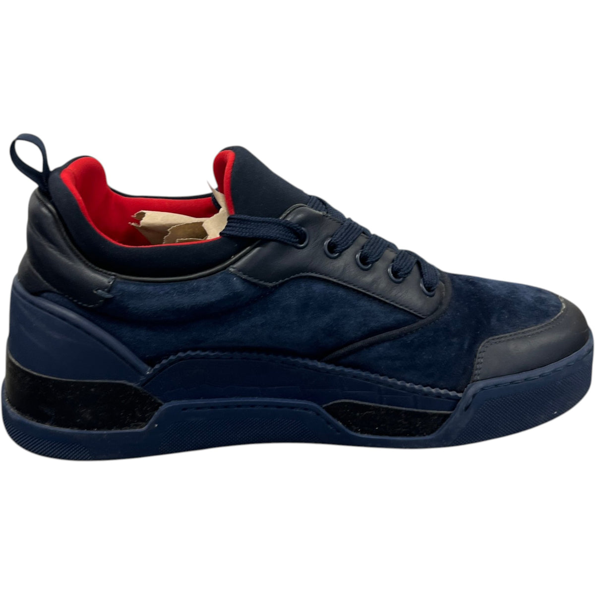 Men's Aurélien Low Trainers Navy Size UK 8 / EU 42 - Photo 4