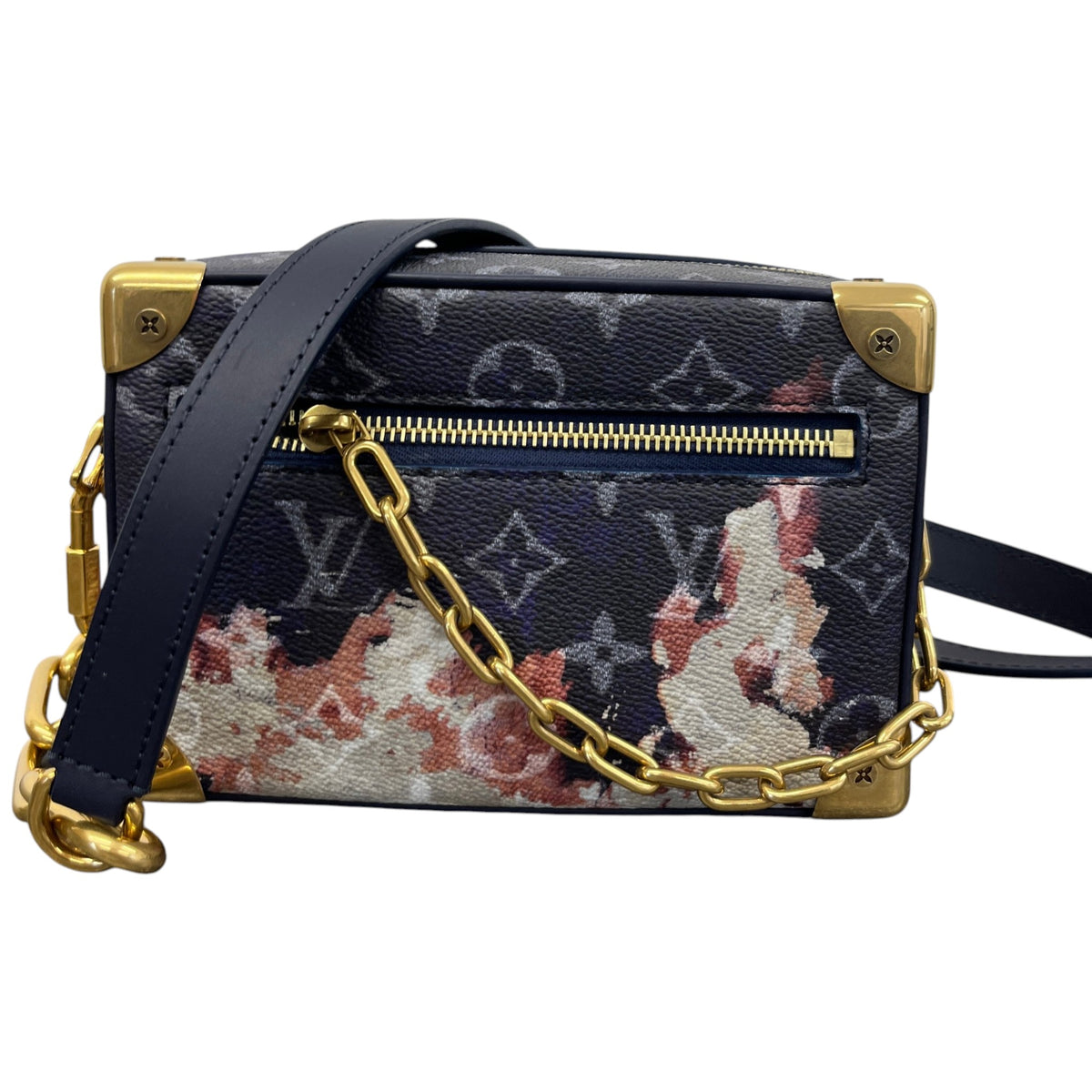 Men's Mini Soft Trunk Ink Messenger Bag Navy - Photo 1