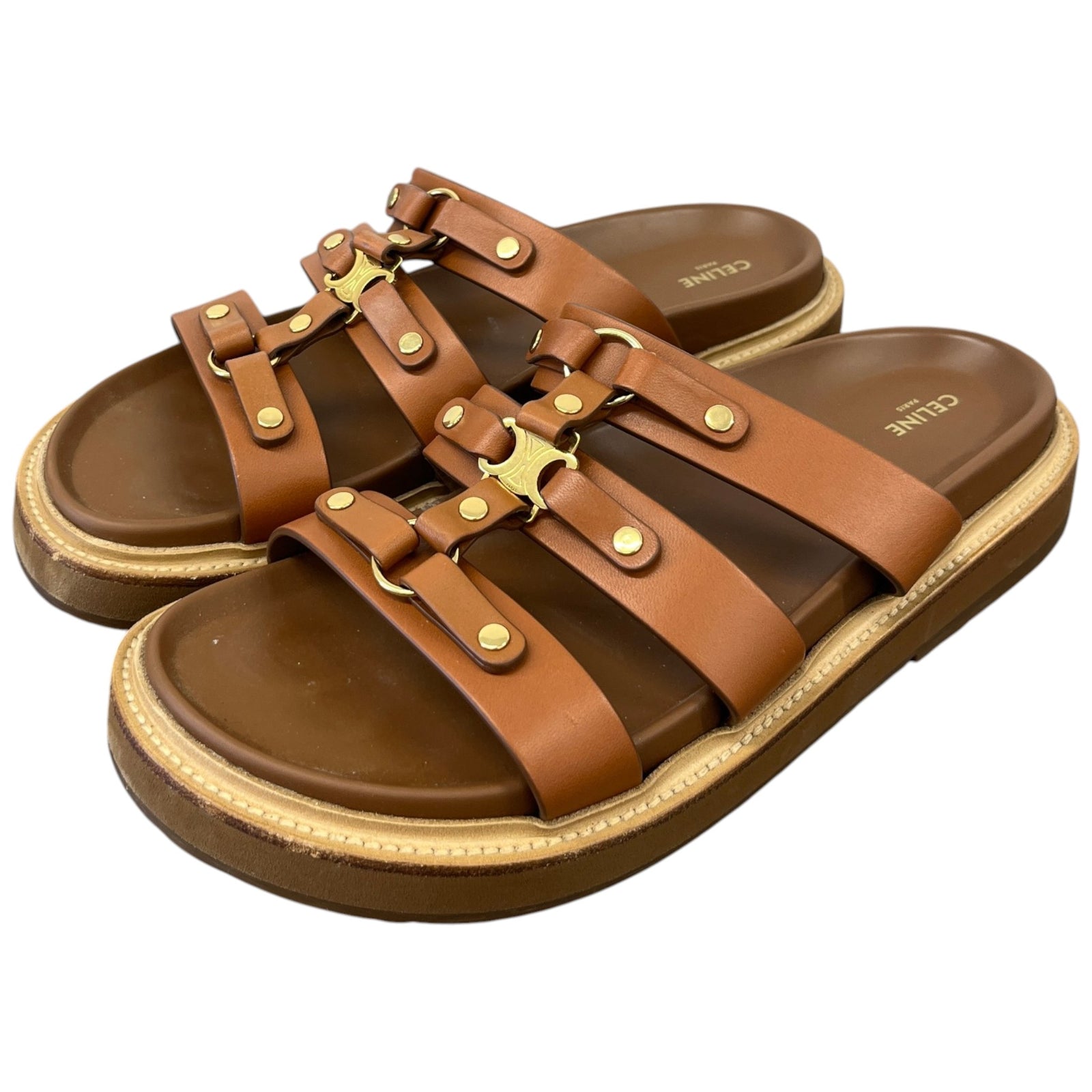 Women's Slide Tippi Sandals Brown Size UK 6.5 / EU 39.5 - Photo 11