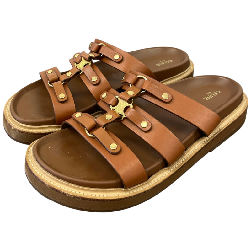 Women's Slide Tippi Sandals Brown Size UK 6.5 / EU 39.5