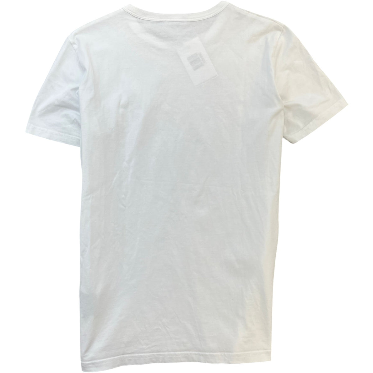 Men's Embroidered Logo T-Shirt White Size S - Photo 2