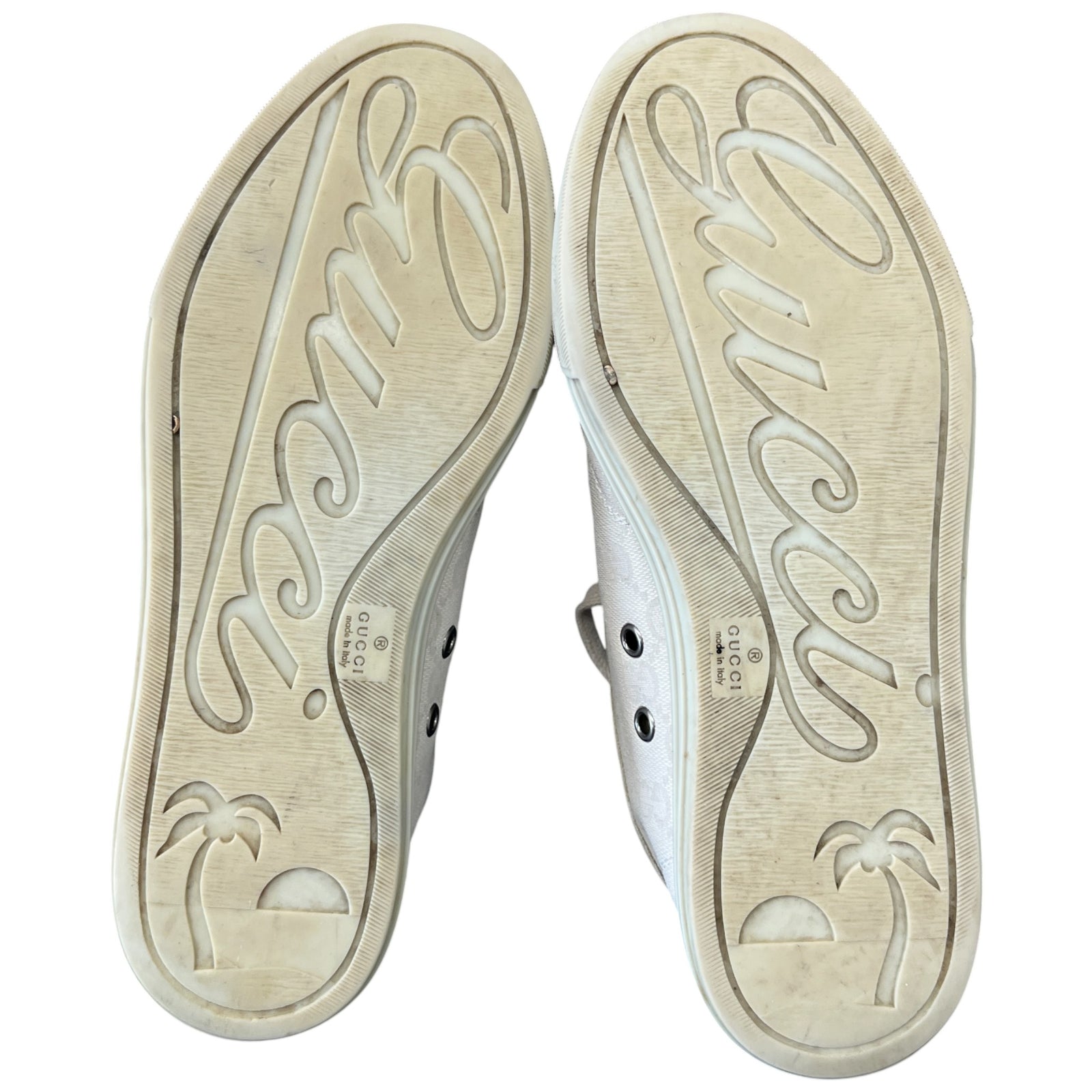 Women's Gg Canvas Low Trainers Grey Size EU 36.5 / UK 3.5 - Photo 11