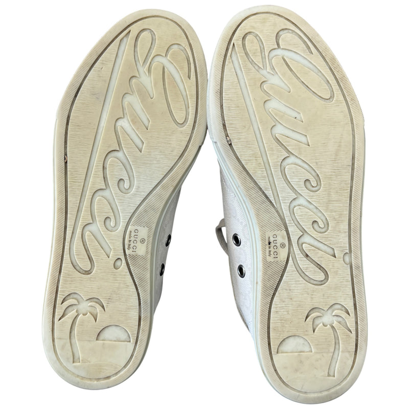 Women's Gg Canvas Low Trainers Grey Size EU 36.5 / UK 3.5