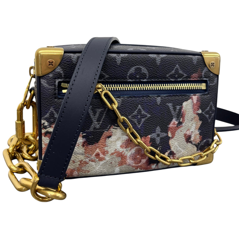 Men's Mini Soft Trunk Ink Messenger Bag Navy