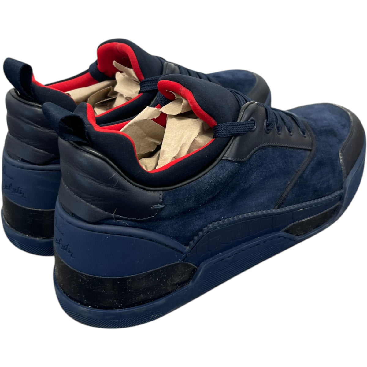 Men's Aurélien Low Trainers Navy Size UK 8 / EU 42 - Photo 7