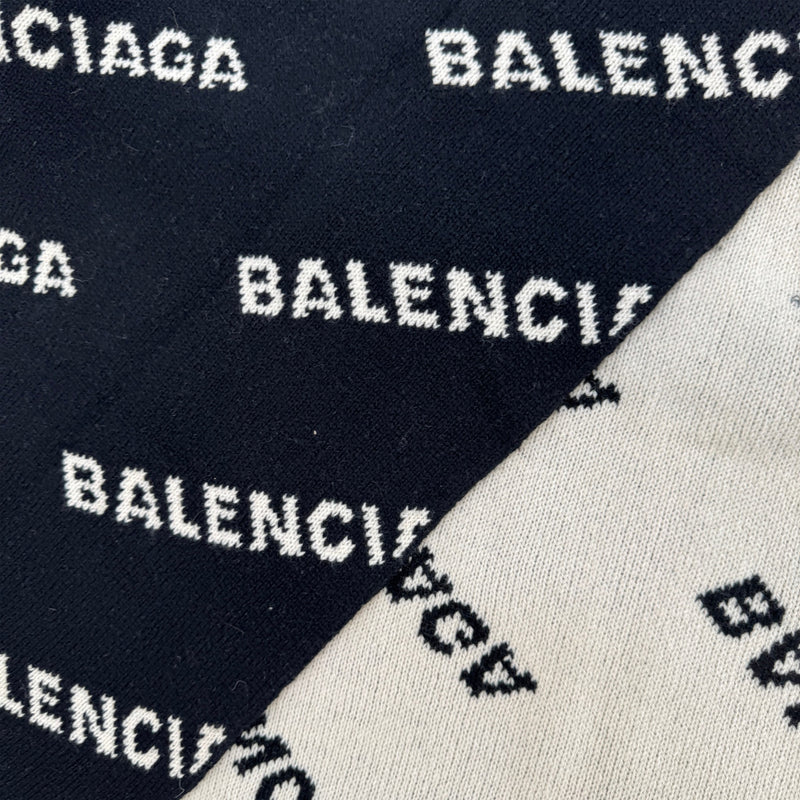 Women's Logo Embroidered Scarf Black