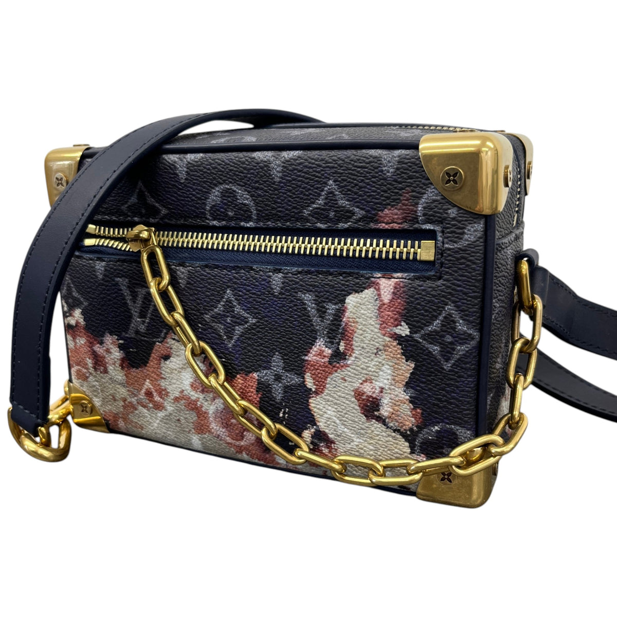 Men's Mini Soft Trunk Ink Messenger Bag Navy - Photo 5