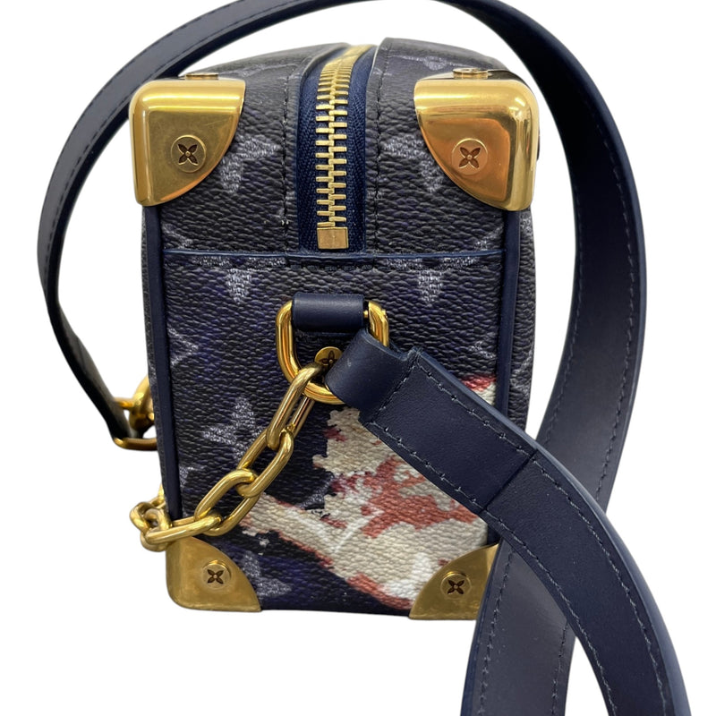 Men's Mini Soft Trunk Ink Messenger Bag Navy