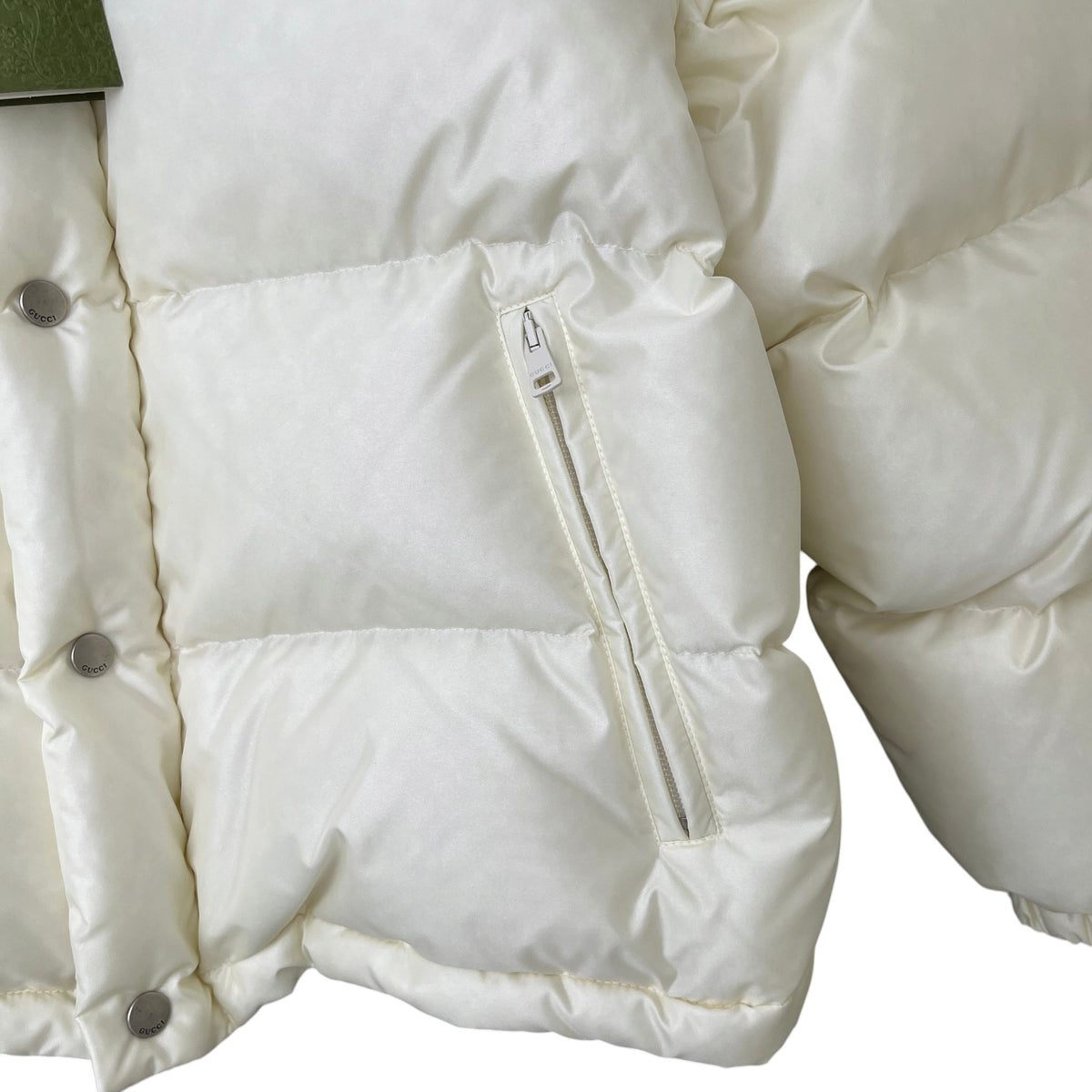 Women's Bomber Web Down Jacket White Size L / UK 12 - Photo 6