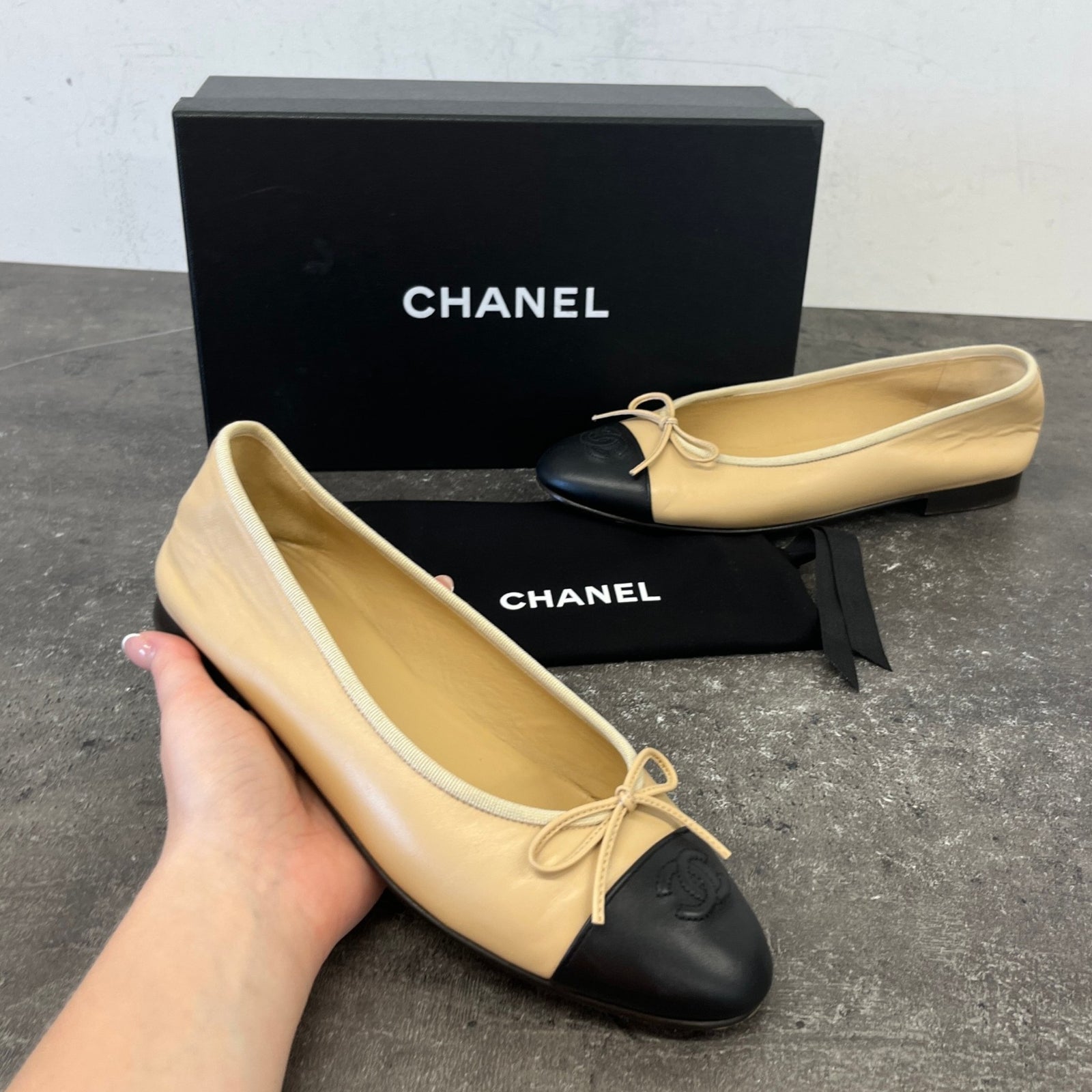 Women's Ballet Flats Mules Nude Size EU 39 / UK 6 - Photo 12