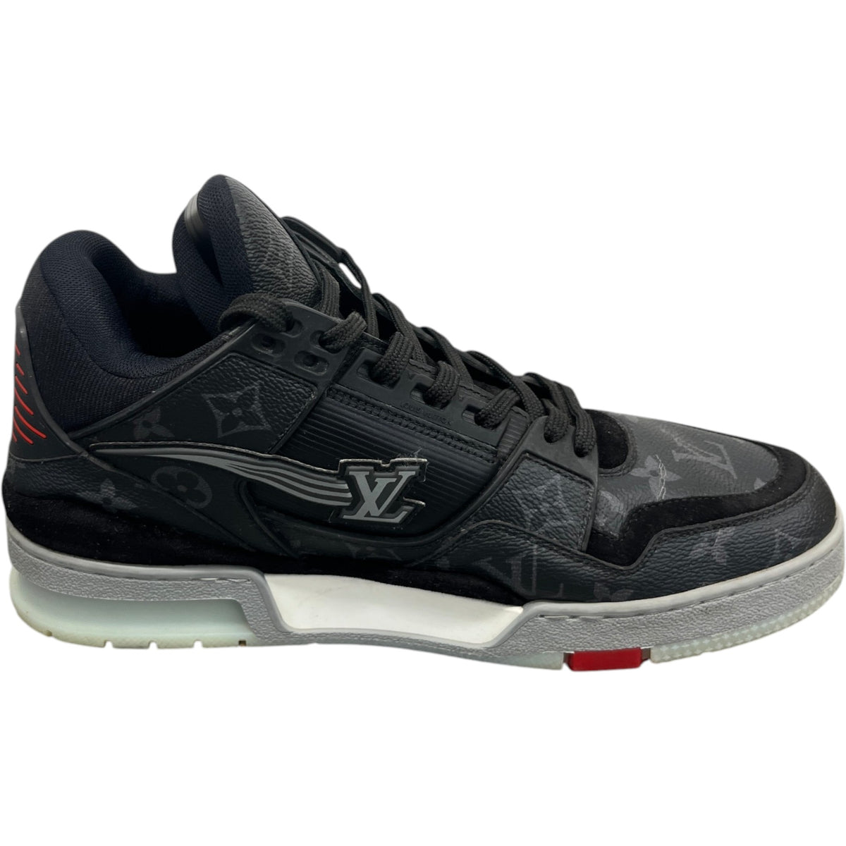 Men's LV Low Trainers Black Size UK 8 / EU 42 - Photo 4
