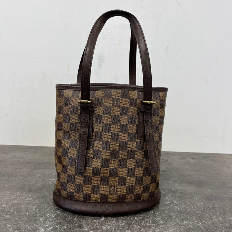 Women's Damier Ebene Marais Handbag Brown
