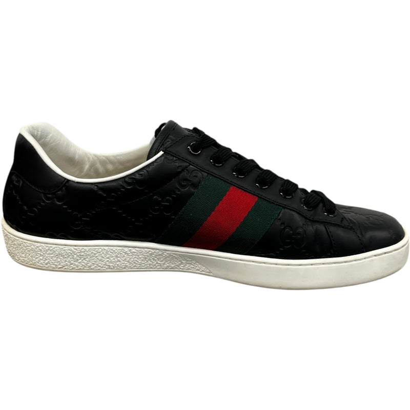 Men's Gg Marmont Low Trainers Black Size EU 40 / UK 6