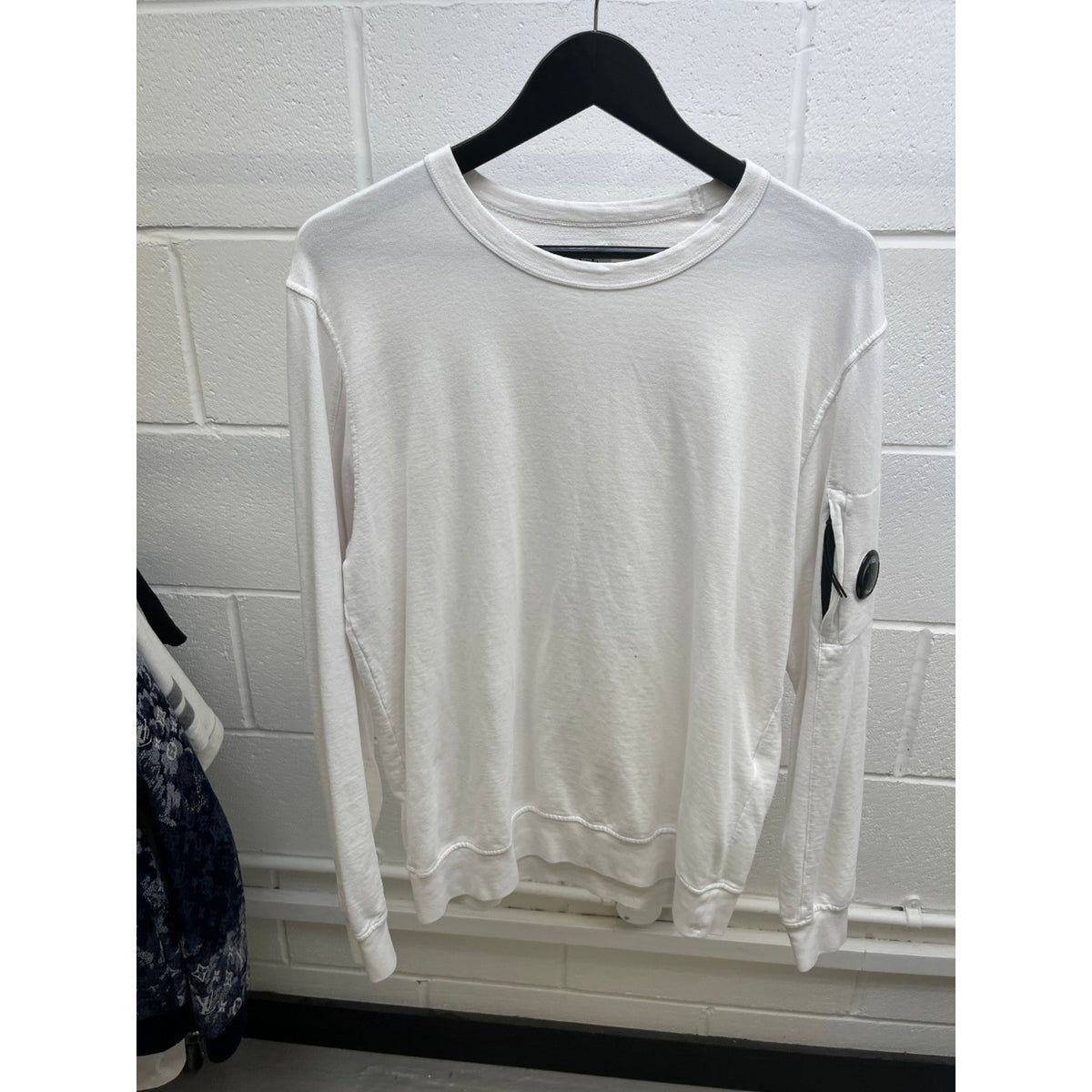 Men's Lens Sweatshirt White Size L - Photo 9