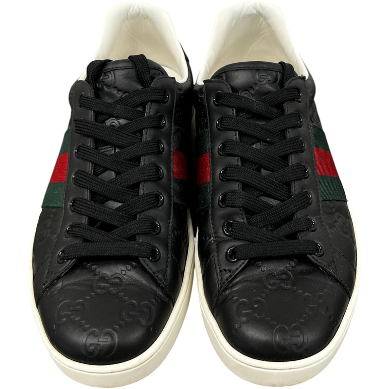 Men's Gg Marmont Low Trainers Black Size EU 40 / UK 6