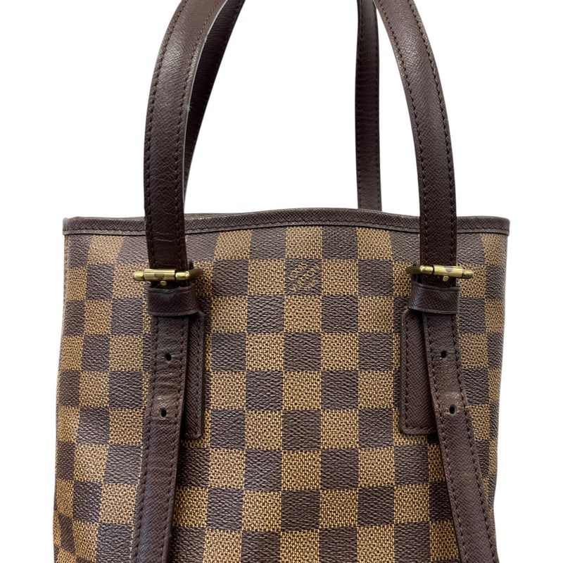 Women's Damier Ebene Marais Handbag Brown