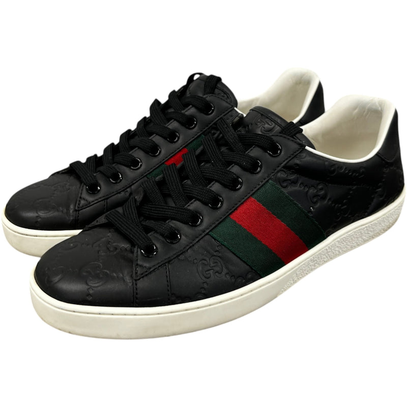 Men's Gg Marmont Low Trainers Black Size EU 40 / UK 6