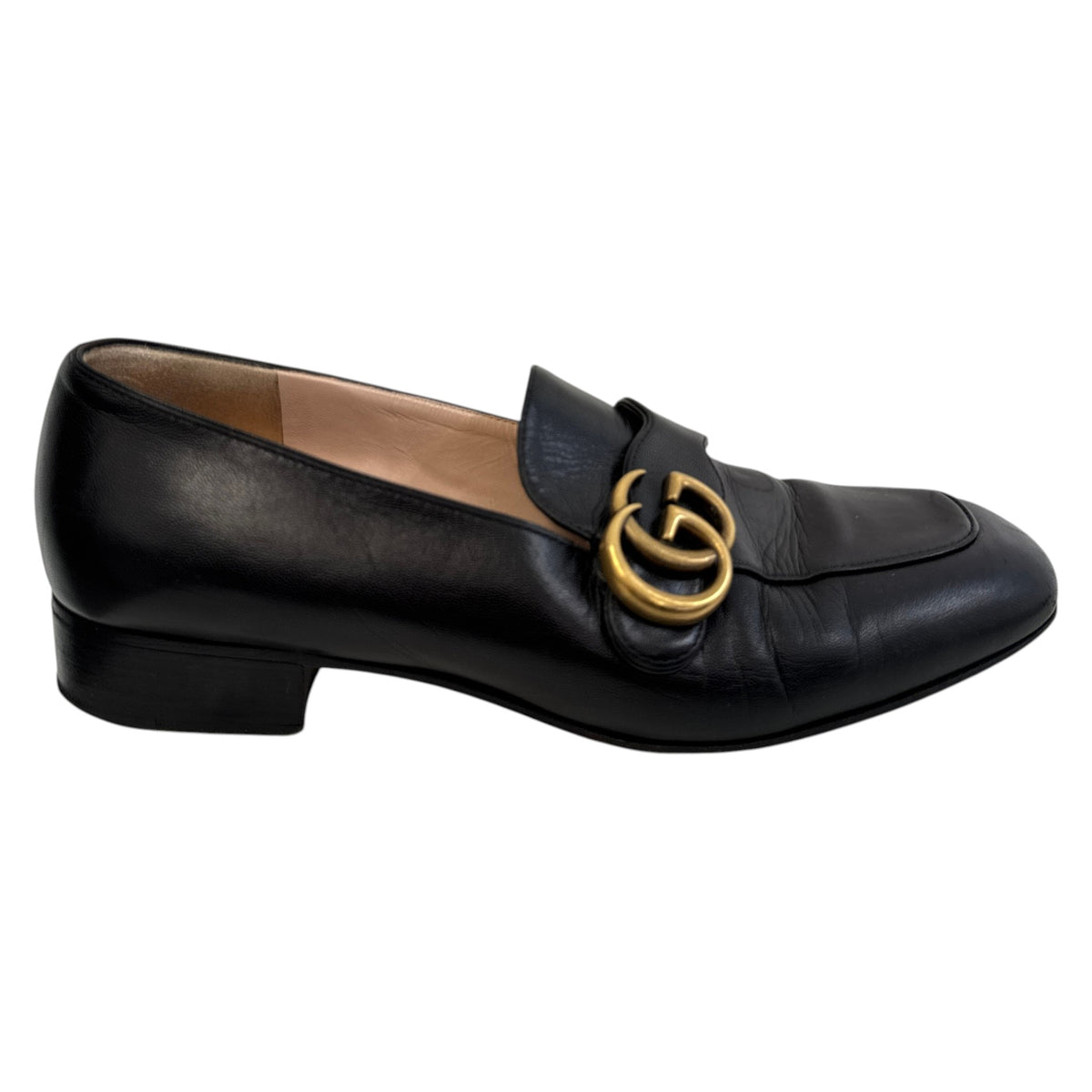 Women's GG Marmont Loafers Black Size UK 5 / EU 38 - Photo 1
